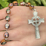 Saints of Ireland Rosary Keychain