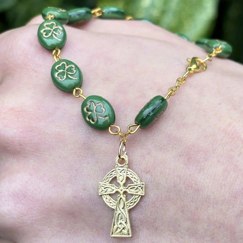 Single Decade Shamrock Rosary
