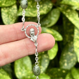Oval Connemara Marble Rosary