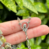 Square Connemara Marble Rosary