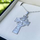 Two-Sided 10k Gold Celtic Cross