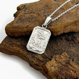 Medium Rectangular St Christopher Medal