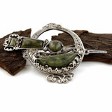 connemara marble brooch