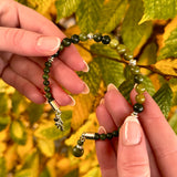 Shamrock Connemara Marble Bracelet