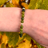 Shamrock Connemara Marble Bracelet