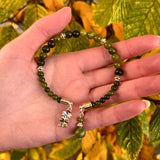 Shamrock Connemara Marble Bracelet