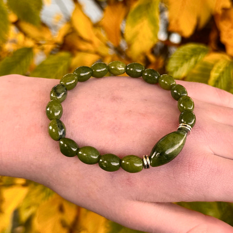 Pulsera de Mármol de Connemara con forma de Sandía