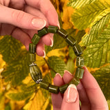 Pulseras Celta de Mármol de Connemara Talladas a Mano - Set de 2