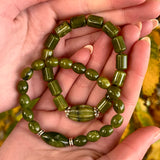 Pulseras Celta de Mármol de Connemara Talladas a Mano - Set de 2