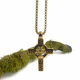 Large Celtic Cross Necklace Double Sided