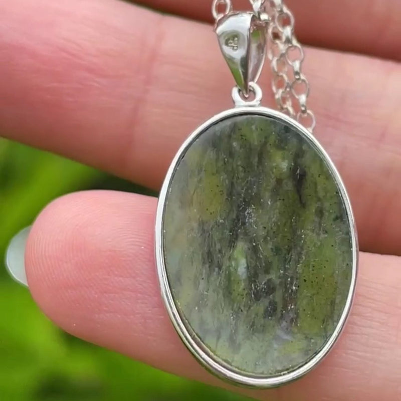 Colgante Árbol de la Vida irlandés de Mármol de Connemara