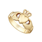 18K Gold Ladies Claddagh Ring