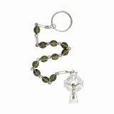 Connemara Marble Rosary Keychain
