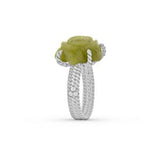 Anillo rosa artesanal