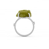 Anillo rosa artesanal