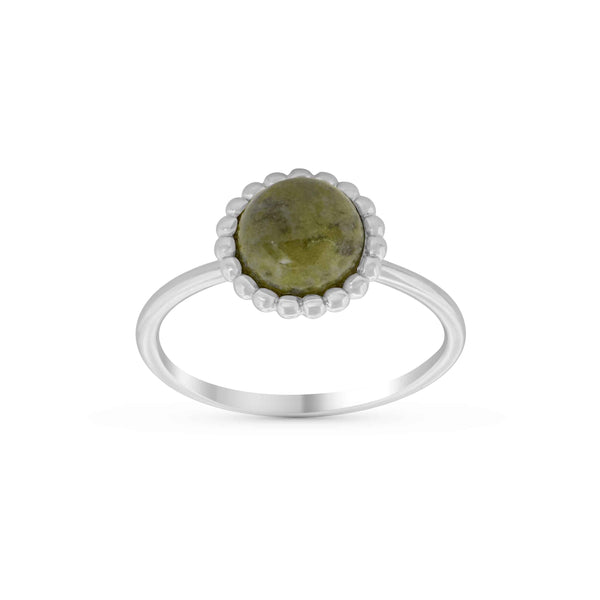 Anillo de Mármol de Connemara con Plata