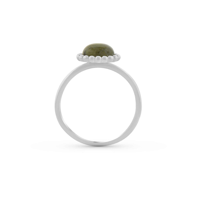 Anillo de Mármol de Connemara con Plata
