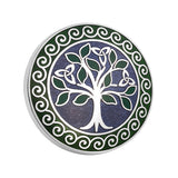 Broche Árbol de la Vida Esmaltado Rodiado
