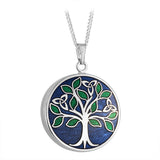 Colgante Árbol de la Vida de Rodio Esmaltado