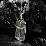 Large-Sterling-Silver-mens-celtic-cross-dog-tag-necklace 3