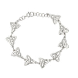 Pulsera Nudo Celta de Rodio