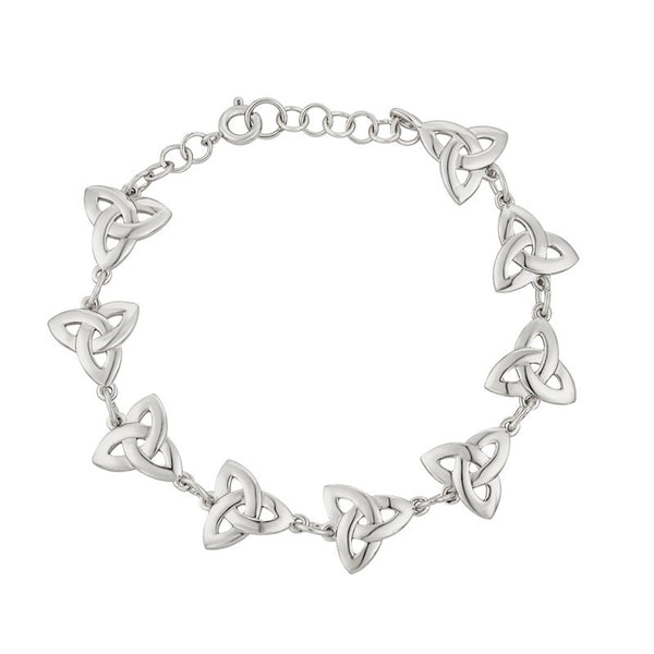 Pulsera Nudo Celta de Rodio