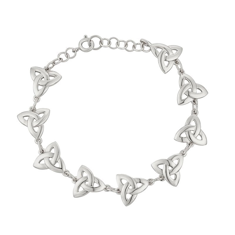 Pulsera Nudo Celta de Rodio