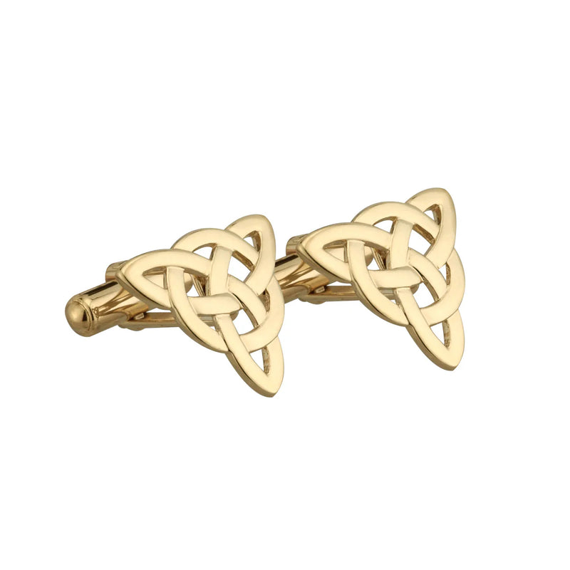 Gold Plated Celtic Knot Cufflinks