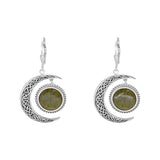 Sun And Moon Connemara Marble Earrings