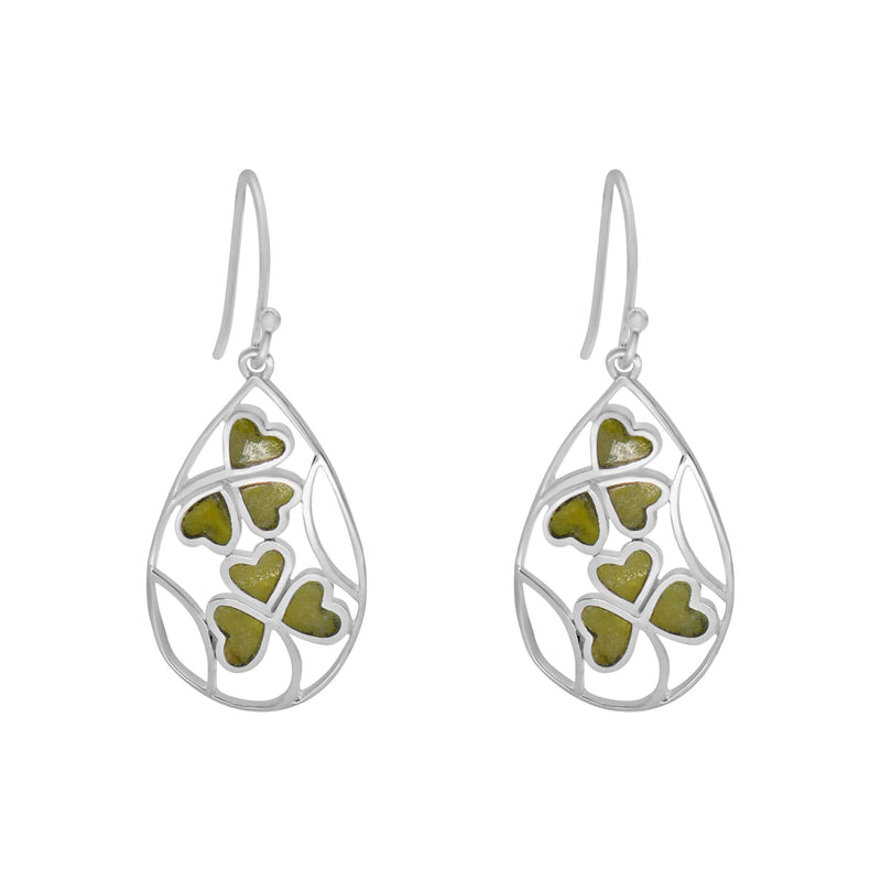 Connemara Marble Silver Earrings