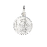 Tiny St Christopher Medal Round