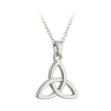 Silver Plated Trinity Knot Pendant