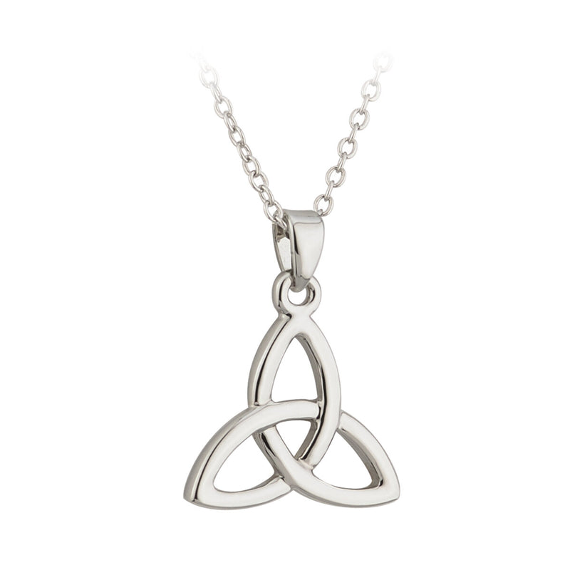 Silver Plated Trinity Knot Pendant