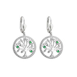 Silver Tree of Life Earrings