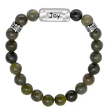 Celtic Connemara Marble Set of Faith Bracelets