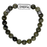 Celtic Connemara Marble Set of Faith Bracelets