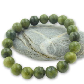 Connemara Marble Beaded Stretch Bracelet