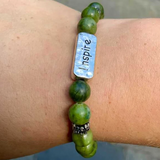 Connemara Marble Set of 2 Faith Bracelets