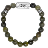 Connemara Marble Set of 2 Faith Bracelets
