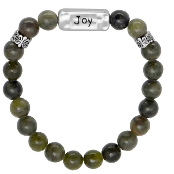 Connemara Marble Set of 2 Faith Bracelets