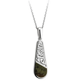 Sterling Silver Trinity Long Pendant Necklace