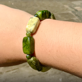 Pulsera de cuentas múltiples de mármol de Connemara