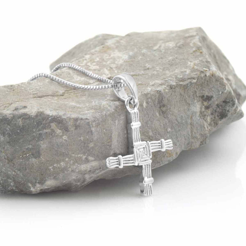 Sterling Silver St. Brigid's Cross Pendant.