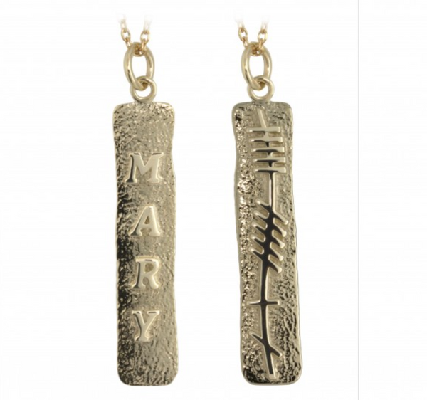 Personalised Ogham Name Pendant