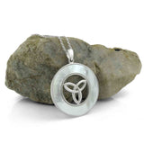 Celtic Knot Necklace With Mother of Pearl
