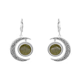 Sun And Moon Connemara Marble Earrings