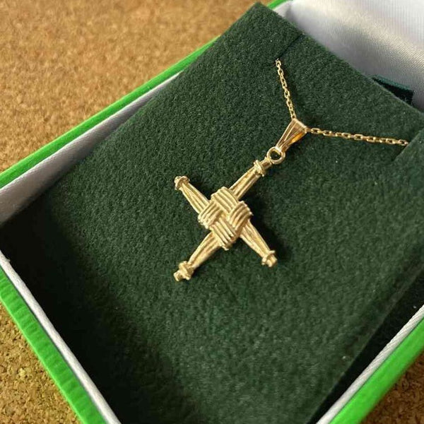 10K Solid Gold St Brigid’s Cross