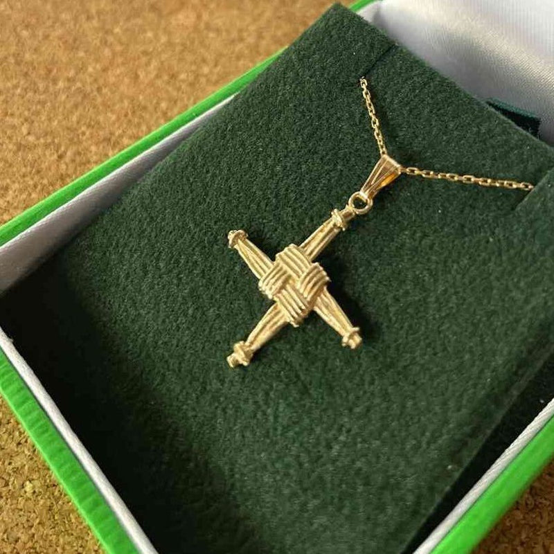 10K Solid Gold St Brigid’s Cross