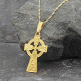10k Solid Gold Classic Two-Sided Cross