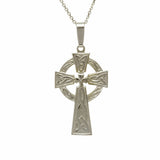 10k Gold Celtic Cross with Shamrock